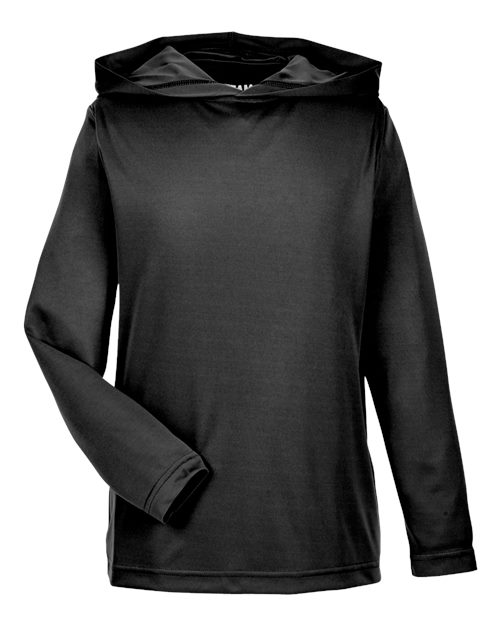 Youth Zone Performance Hooded T-Shirt - Black