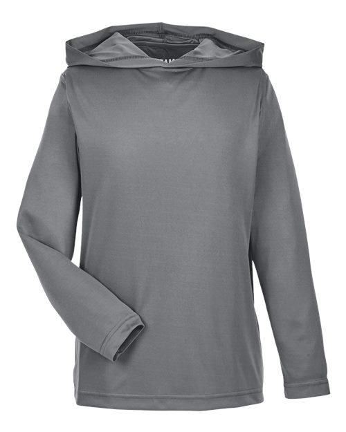 Youth Zone Performance Hooded T-Shirt - Sport Graphite