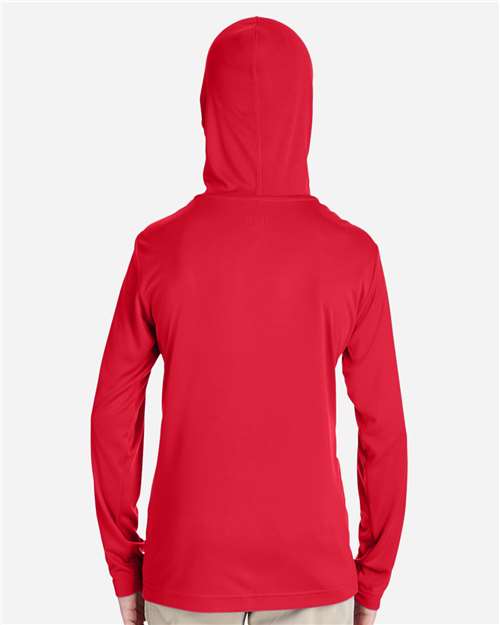 Youth Zone Performance Hooded T-Shirt - Sport Red