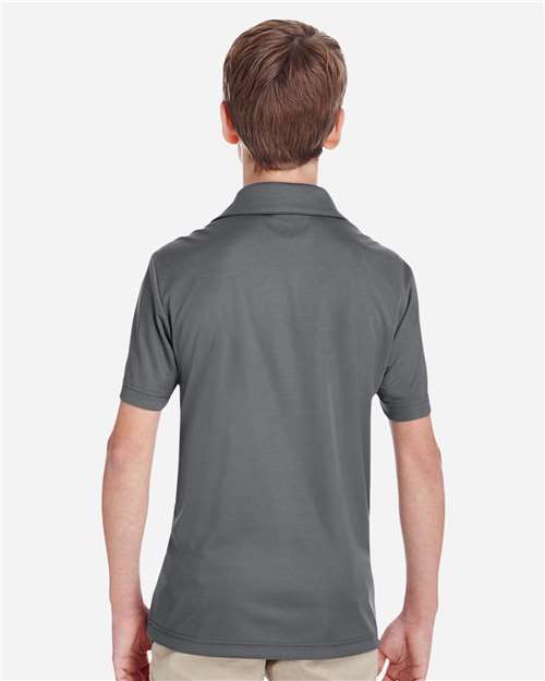 Youth Zone Performance Polo - Sport Graphite