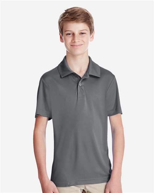 Youth Zone Performance Polo - Sport Graphite