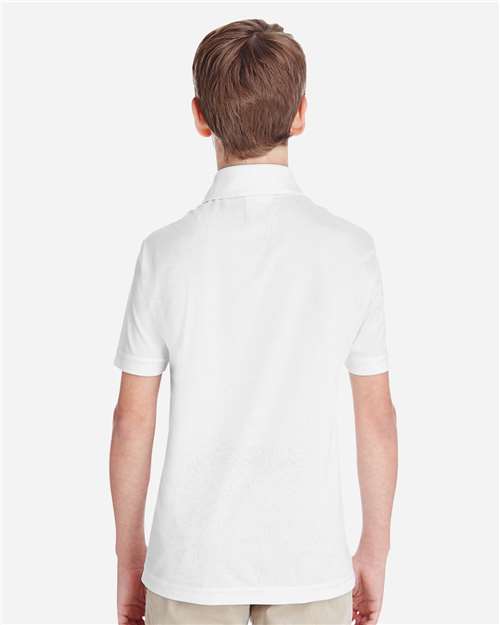 Youth Zone Performance Polo - White