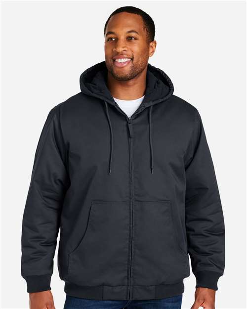 Unisex Tall ClimaBloc® Heavyweight Hooded Full-Zip Jacket - Dark Charcoal