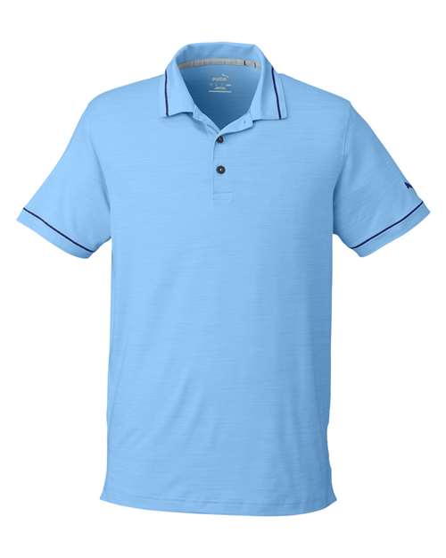 Men's Cloudspun Monarch Polo - Placid Blue Heather/ Navy Blazer