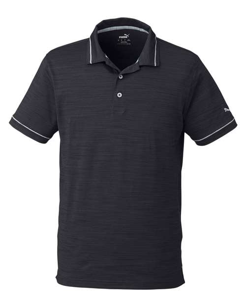 Men's Cloudspun Monarch Polo - Puma Black Heather/ High Rise