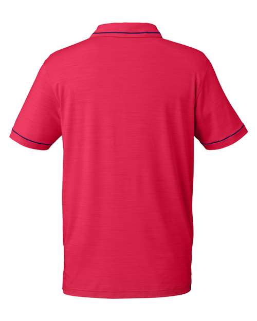 Men's Cloudspun Monarch Polo - Teaberry Heather/ Navy Blazer