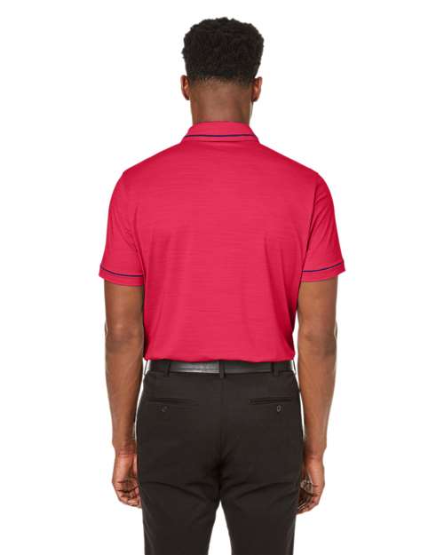 Men's Cloudspun Monarch Polo - Teaberry Heather/ Navy Blazer