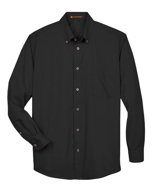 Men's Tall Easy Blend™ Twill Dress Shirt - Black