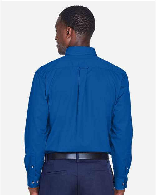Men's Tall Easy Blend™ Twill Dress Shirt - French Blue