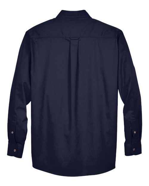 Men's Tall Easy Blend™ Twill Dress Shirt - Navy