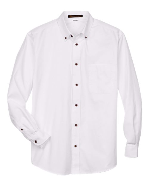 Men's Tall Easy Blend™ Twill Dress Shirt - White