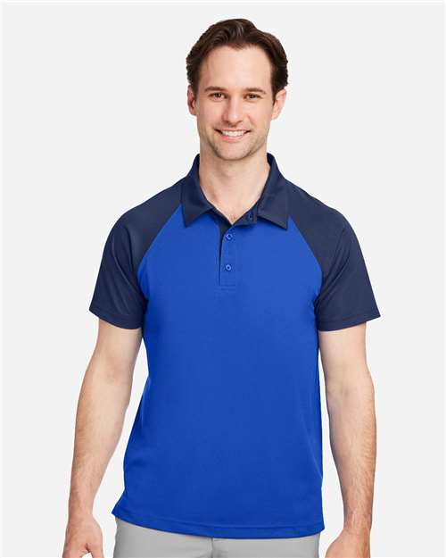 Men's Command Snag-Protection Colorblock Polo - Sport Royal/ Sport Dark Navy