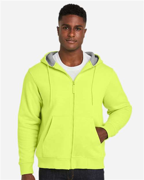 Unisex ClimaBloc™ Lined Heavyweight Hooded Sweatshirt - Safety Yellow