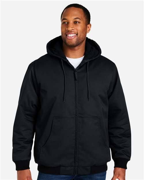 Unisex ClimaBloc® Heavyweight Hooded Full-Zip Jacket - Black