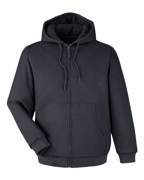 Unisex ClimaBloc® Heavyweight Hooded Full-Zip Jacket - Dark Charcoal