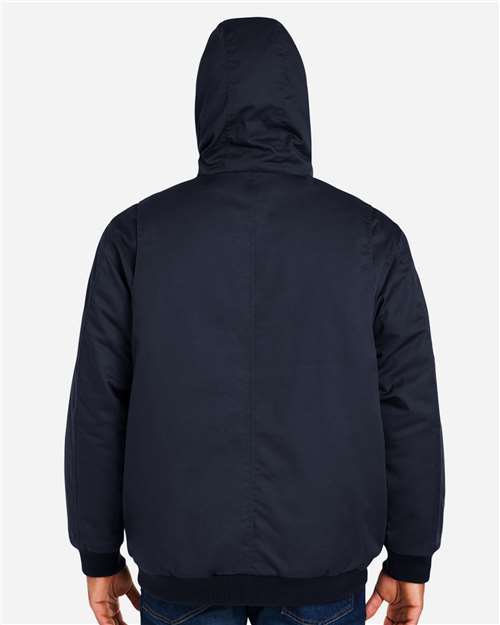 Unisex ClimaBloc® Heavyweight Hooded Full-Zip Jacket - Dark Navy