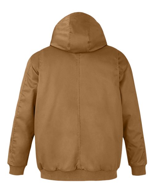 Unisex ClimaBloc® Heavyweight Hooded Full-Zip Jacket - Duck Brown