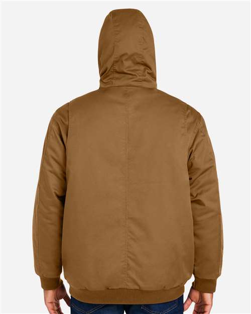 Unisex ClimaBloc® Heavyweight Hooded Full-Zip Jacket - Duck Brown