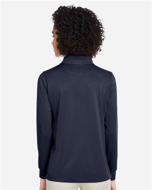 Women's Advantage Snag Protection Plus IL Long Sleeve Polo - Dark Navy