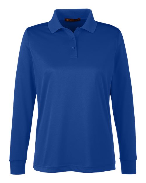 Women's Advantage Snag Protection Plus IL Long Sleeve Polo - True Royal