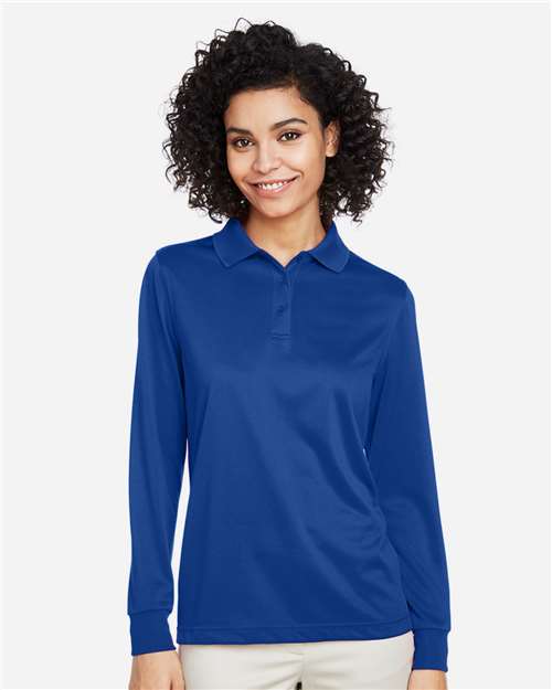 Women's Advantage Snag Protection Plus IL Long Sleeve Polo - True Royal