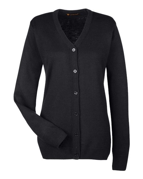 Women's Pilbloc V-Neck Button Cardigan Sweater - Black