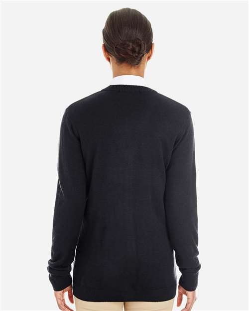 Women's Pilbloc V-Neck Button Cardigan Sweater - Black