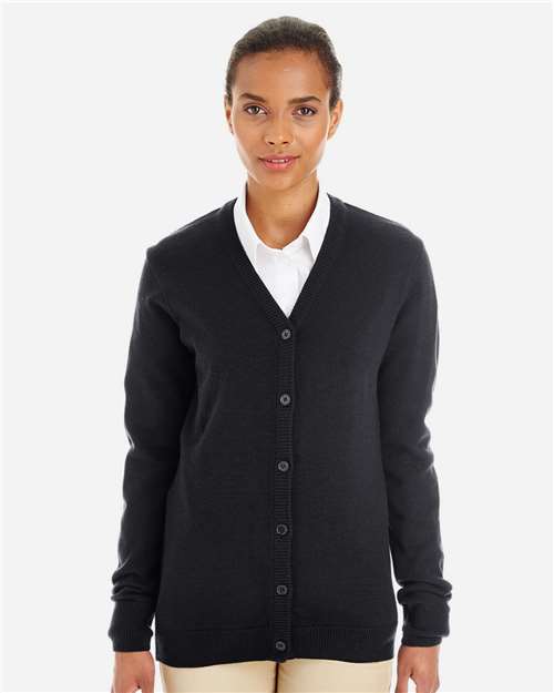 Women's Pilbloc V-Neck Button Cardigan Sweater - Black
