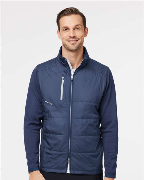 Men's Lightweight Hybrid Jacket - Navy