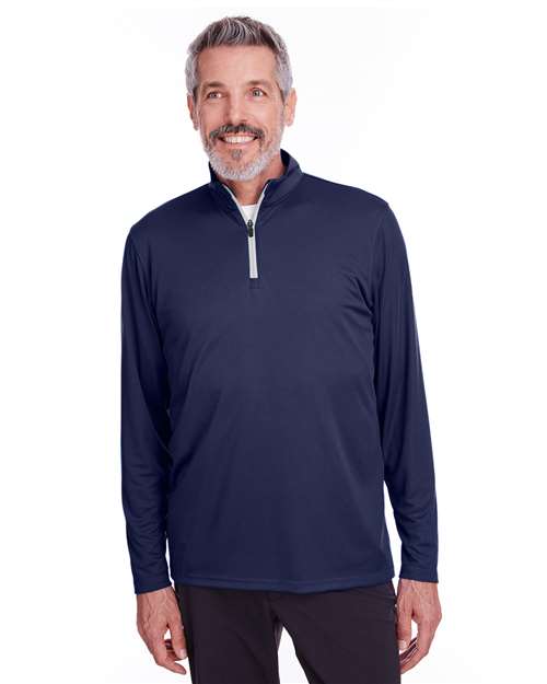 Men's Icon Quarter-Zip Pullover - Peacoat