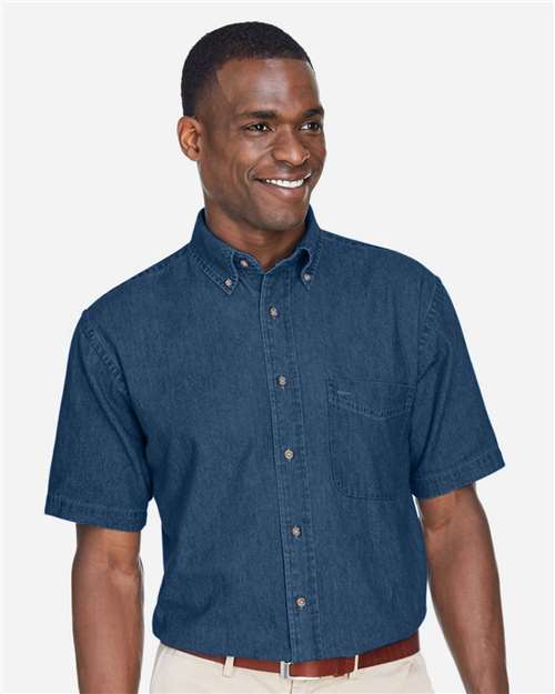 Men's Denim Shirt - Dark Denim