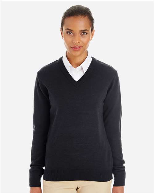 Women's Pilbloc V-Neck Sweater - Black