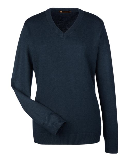 Women's Pilbloc V-Neck Sweater - Dark Navy