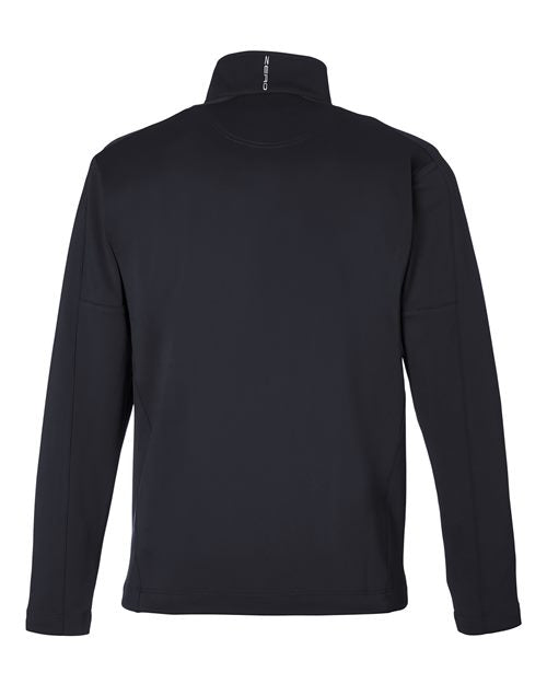 Men's Quarter-Zip Pullover - Black/ Metallic Silver