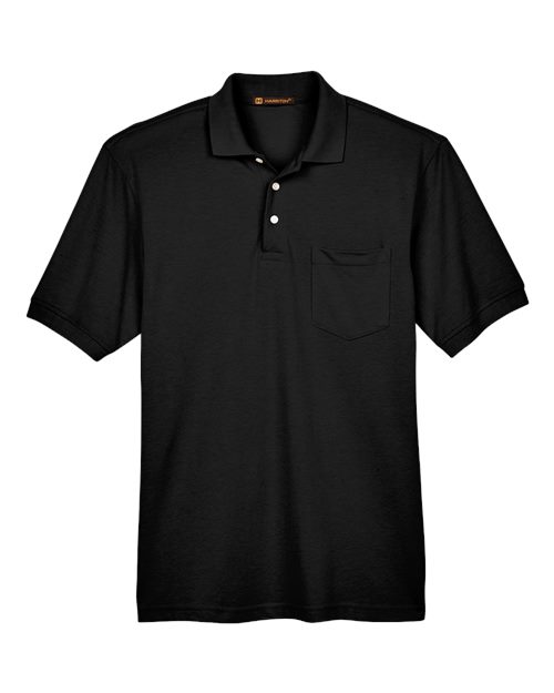 Men's Easy Blend™ Polo with Pocket - Black