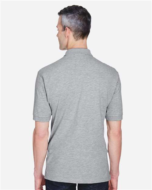 Men's Easy Blend™ Polo with Pocket - Grey Heather