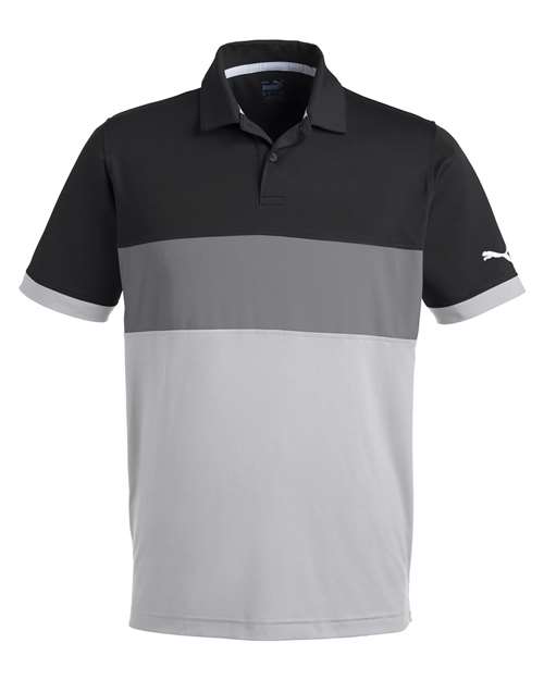 Men's Cloudspun Highway Polo - Puma Black/ High Rise