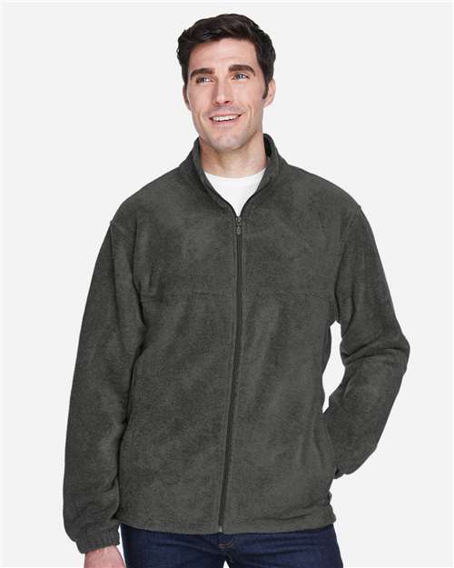 Men's Tall Full-Zip Fleece - Charcoal