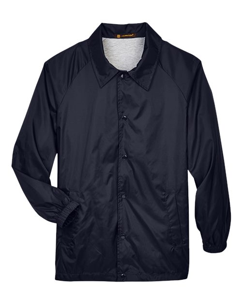 Unisex Nylon Staff Jacket - Navy