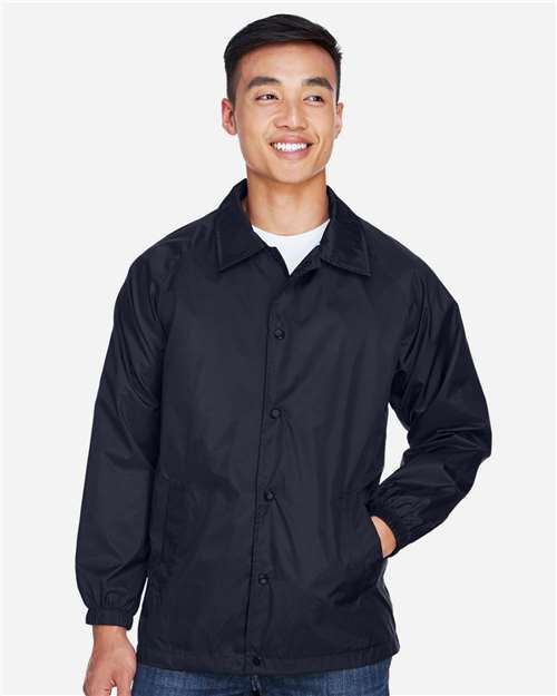Unisex Nylon Staff Jacket - Navy
