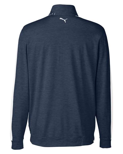 Men's Cloudspun Quarter-Zip Pullover - Navy Blazer/ Bright White