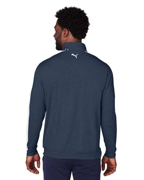 Men's Cloudspun Quarter-Zip Pullover - Navy Blazer/ Bright White