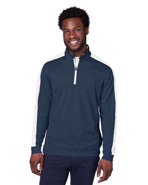 Men's Cloudspun Quarter-Zip Pullover - Navy Blazer/ Bright White