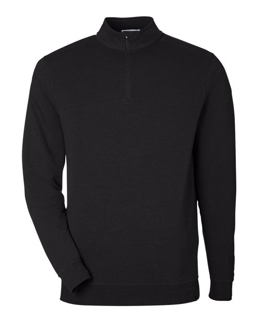 Men's Cloud French Terry Quarter-Zip Pullover - Black