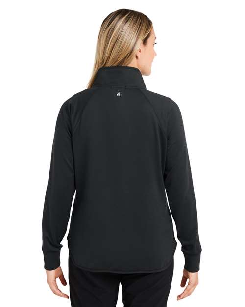 Women's Ellis Snap Neck Pullover - Black