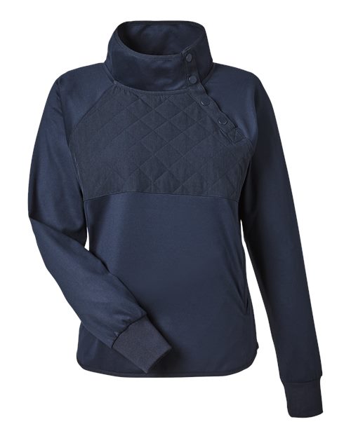 Women's Ellis Snap Neck Pullover - Navy