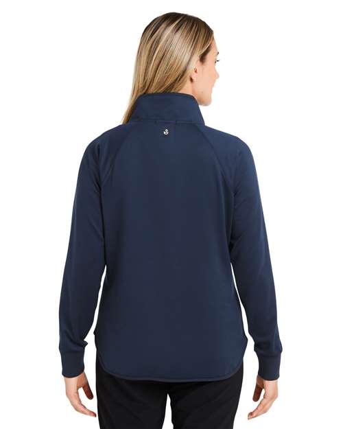 Women's Ellis Snap Neck Pullover - Navy