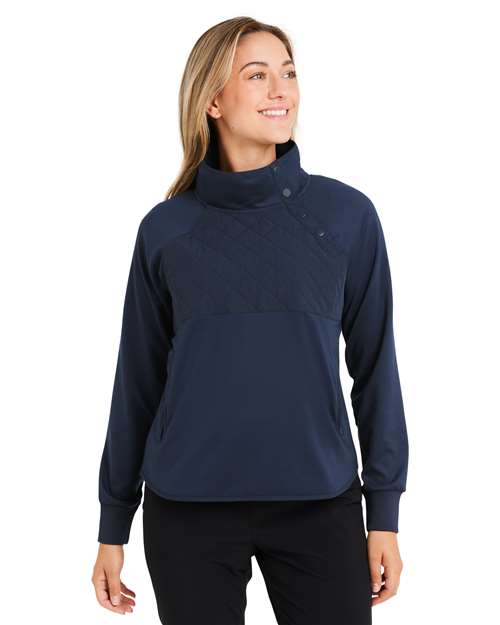 Women's Ellis Snap Neck Pullover - Navy
