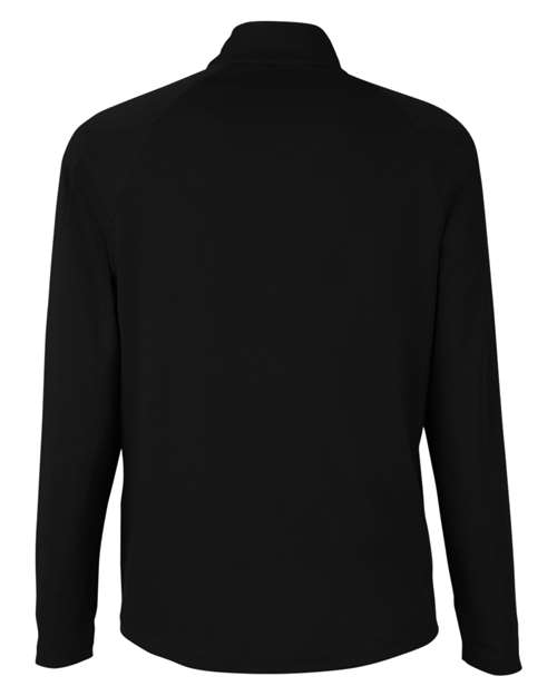 Men's Origin Performance Pique Quarter-Zip Pullover - Black/ Carbon