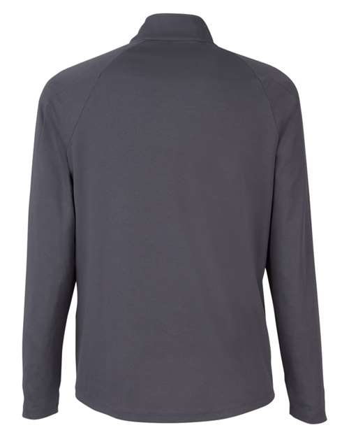 Men's Origin Performance Pique Quarter-Zip Pullover - Carbon/ Black